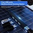 thumbnail image 3 of Visland USB/Type-C Hub Multifunctional 4-in-1 Docking Station Plug And Play High Speed Data Transfer Multi Splitter Adapter 4 Port USB Replicator for MacBook Laptop, 3 of 7