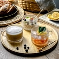 thumbnail image 2 of Tazas de café Gezzeny de cristal vintage con tapas de madera, 400 ml, juego de 2, 2 of 7