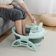thumbnail image 1 of Lavabo plegable de plástico, de orificio para colgar, para remojar pies plegable para masaje, masaje de pies, pedicura, espuma - Verde perfecl Lavabo plegable para pies, 1 of 8