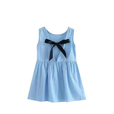 

QWERTYU Infant Baby Toddler Child Children Kids Floral Dress for Girl Sleeveless Sundress Summer Dresses 1T-6T