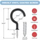 thumbnail image 3 of 10Pcs Iron Ceiling Screw Cup Hooks Hanging Heavy Duty Screw-in Hanging Hook Suitable For Outdoor Indoor Garage Home Supplies, 3 of 5
