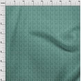 thumbnail image 4 of oneOone Rayon Teal Green Fabric Floral Craft Projects Decor Fabric Printed By The Yard 56 Inch Wide, 4 of 4