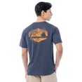 thumbnail image 6 of Fish N Vibe Men's Short Sleeve Fishing Performance Outdoor Graphic T-Shirt, Crown Blue, S, 6 of 7