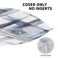 thumbnail image 5 of Multi-Size Linen Sofa Pillow Cover Invisible Zipper Open And Close Strong Use For Sofa Chair Garden Sofa Car Silver Checked Hand-Drawn Sketch_1 16"X16", 5 of 8