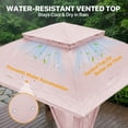 thumbnail image 6 of COOS BAY 11x11 Pop-Up Instant Gazebo Tent with Mosquito Netting Outdoor Canopy Shelter with 121 Square Feet of Shade, Pink, 6 of 10