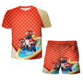 thumbnail image 1 of Conjunto de ropa interior Super Mario 2022 para niños y adolescentes, pantalones cortos de manga corta, ropa informal, regalos de Navidad universales, nueva moda, verano, 80-160 cm zhangmengya LED, 1 of 2