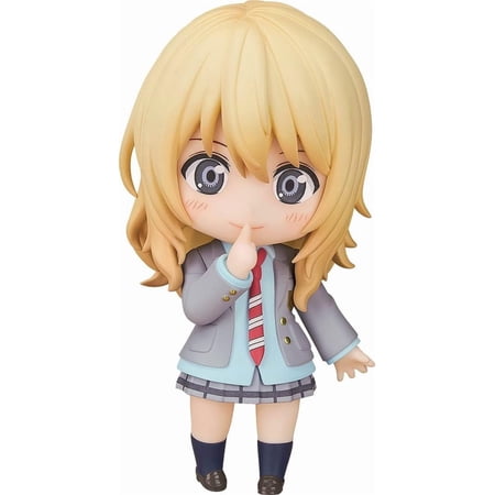 Kaori Miyazono Posable Nendoroid Action Figure, Your Lie in April Music Themed Anime Collectible, Desktop Decor & Anime Fan Birthday Gift