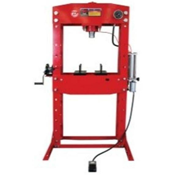 Dynamo DYOHT0811-GG 50 Ton Air & Hydraulic Shop Press with Grid Guard
