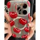 thumbnail image 2 of INS Korean Red Cherry Magnetic Charging Soft Case For iPhone 15 14 13 12 11 Pro Xs Max X Xr 7 8 Plus SE 3 Clear Shockproof Cover, 2 of 4