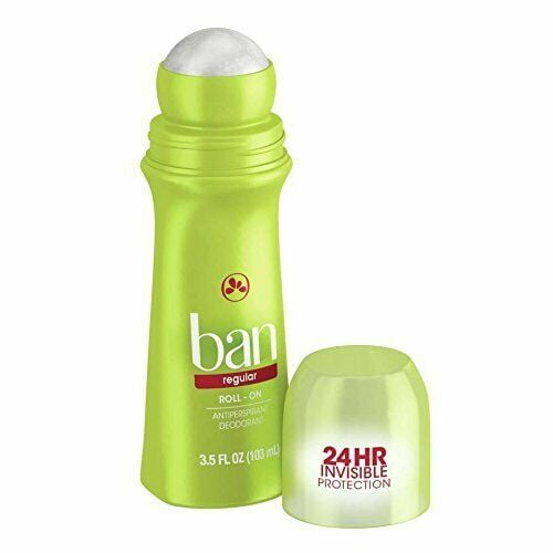 Ban Anti-Perspirant Deodorant Regular 24HR Odor Protection, 3.5oz, 3-Pack