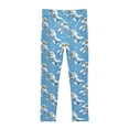 thumbnail image 4 of joogoo Girls' Leggings Astronaut Space Cartoon Yoga Pants 7-8T, 4 of 8