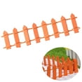 thumbnail image 1 of CRAFTHROU 1Pack Mini Fence for Garden Wood Decorative Orange for Crafters, 1 of 8