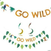 Tropical Party Go Wild Garlands, Luau, Party Decor, 2 Pieces