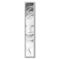thumbnail image 2 of ArtToFrames 6" x 37" Bright Silver Picture Frame, 6x37 inch Silver Wood Poster Frame (WOM-4752), 2 of 7