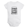 thumbnail image 5 of iDzn Pack of 2, God knew my heart needed you & I am Proof God Answers Prayers Funny Rompers For Babies, Newborn Baby Unisex Bodysuits, Infant Jumpsuits, Toddler 0-24 Months Kids One-Piece Oufits, 5 of 5