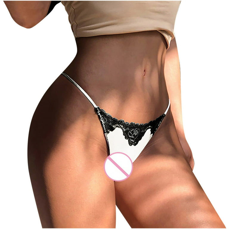 Efsteb Sexy Lingerie for Women Sexy Comfy Panties G Thong Ropa Interior  Mujer Low Waist Briefs Ladies Lace Hollow Out Underwear Lingerie Breathable