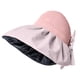 thumbnail image 1 of sombrero de pescador de vinilo con protección solar y lazo grande para el alero, para verano, con visera vacía en la parte superior para niños, 1 of 5