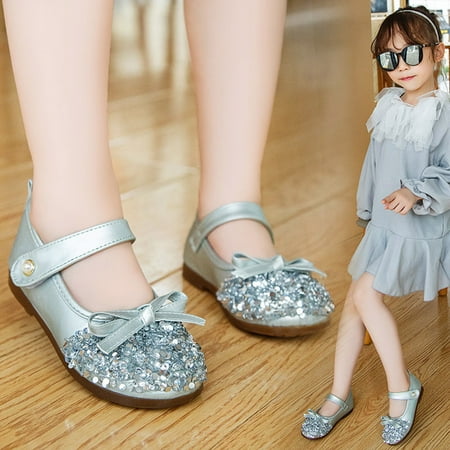 

〖Roliyen〗Toddler Shoes Summer Children Toddler Baby Girls Bowknot Bling Crystal Sandals Shoes Slippers