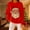#004-Red, variant on Craaazy Christmas Sweatshirts for Women Loose Long Sleeve Graphic Santa Claus Print Xmas Shirts Gifts