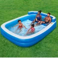 thumbnail image 1 of ALBERCA FAMILIAR INFLABLE  DE 3 METROS DE LARGO CON ASIENTOS H2O GO, 1 of 6