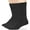 Charcoal, variant on Men's Cotton Dress Socks - 6 Pack Large - Solid Casual Crew Lightweight Business Work Sock Size 10-13 Shoe 9-12 L Denim Blue