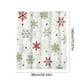 thumbnail image 3 of CaiYueKe Winter Shower Curtains for Bathroom Snowflake Shower Curtain Christmas Bathroom Decor Winter Holiday Washable Durable Fabric Bathroom Curtains 71x35.4 Inch, 3 of 7