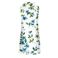 thumbnail image 5 of Viikei Dresses for Women 2025 Elegant Classy,Ladies Summer Fashion Printed Sleeveless Round Neck Pleated Dress, 5 of 6