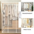 thumbnail image 3 of Clear Zipper Garment Rack Cover Clothes Rack Dust Cover Clothes Rack Protector, 3 of 6