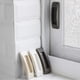 thumbnail image 4 of Adhesivo instantáneo para manija de cajón, ayudante auxiliar, puerta de gabinete de cocina, etiqueta para manija de ventana, manijas autoadhesivas de apertura práctica, 4 piezas (gris) DKSFJKL, 4 of 5