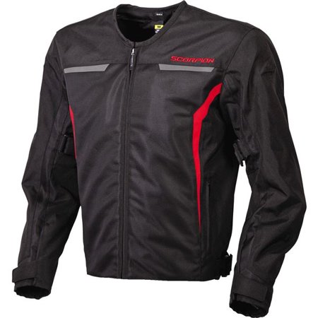 Scorpion EXO Drafter II Vented Textile Motorcycle Jacket - Blk/Red, All