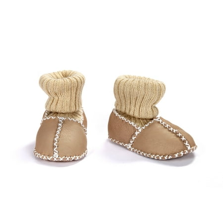 Shawnee Natural Leather Baby Slippers Soft Sole Shoes Boot Socks Unisex Shawnee Natural Leather Baby Slippers Soft Sole Shoes Boot Socks Unisex