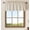 Burlap, variant on 2 Pack Buffalo Check Plaid Window Valances Red and Black Farmhouse Design Window Treatment Decor Curtains Rod Pocket Valances for Kitchen/Living Room 16" x 56"