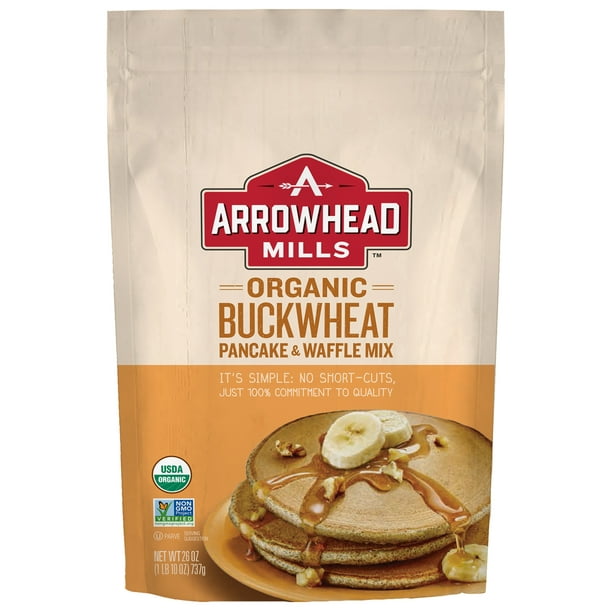 Arrowhead Mills Organic Buckwheat Pancake and Waffle Mix, 26 oz