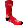thumbnail image 4 of Christmas and Hanukkah Holiday Colorful CoolMax Crew Socks for Men & Women - Angels, 4 of 5