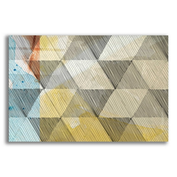 Epic Art 'Geo Now Sketch I' by Sisa Jasper,' Acrylic Glass Wall Art, 24"x16"