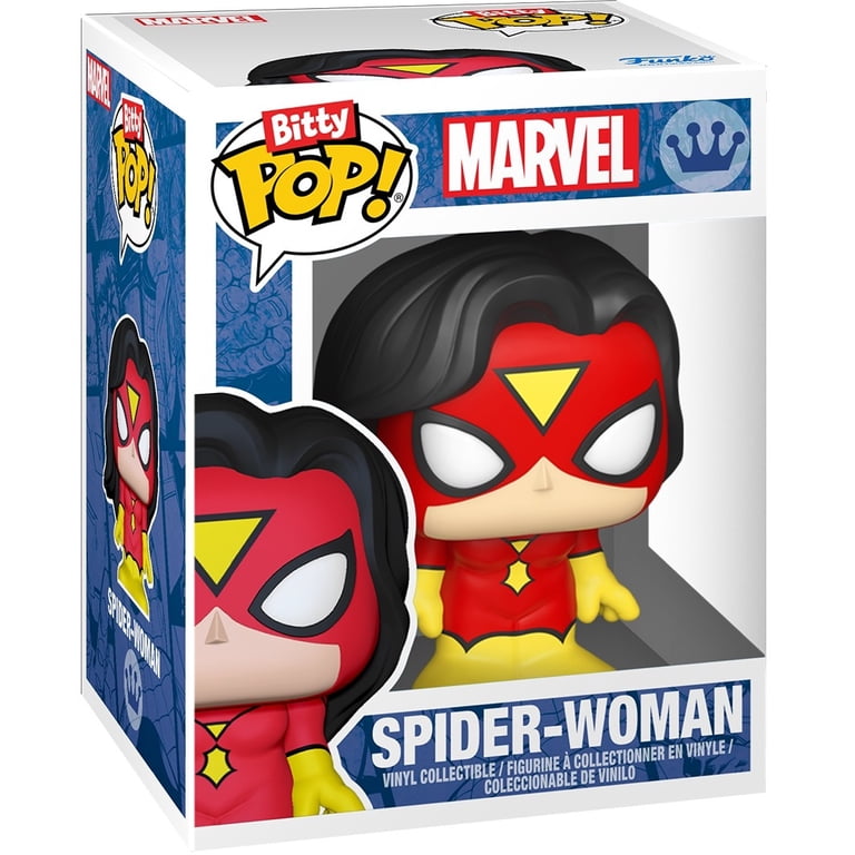 Bitty Pop! Spider-Man Web – Figura Coleccionable De 2.2 Cm Con Estante Apilable, Ideal Para Regalos