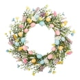 thumbnail image 1 of 1 Pcs Easter Wreath for Front Door,Spring Flower Wreath,Easter Egg Decorations,Spring Flower Wreath with Colorful Eggs,Hydrangea,Leaves,for Front Door Easter Holiday Wall Home Window Decor,C, 1 of 2