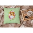 thumbnail image 4 of Carolines Treasures CK4342PW1414 Sheltie Shetland Sheepdog Green Flowers Fabric Decorative Pillow  14Hx14W multicolor, 4 of 4