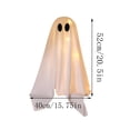 thumbnail image 2 of Halloween Decoration, Lighted Standing Ghost with Draped Cover, Spooky Floor Decor for Porch Entryway and Party, 20.5 in, 2 of 4