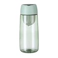 thumbnail image 1 of Water Bottle 600ml with Strainer Medicine Box Plastic Marking Leakage Proof High Temperature Resistant Portable Drinking Bottle, 1 of 5