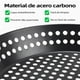 thumbnail image 4 of Sartén Antiadherente AUERQXZ Negro con Mango Plegable de Acero al Carbono para Asar al Aire Libre, 4 of 7