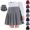 Gray, variant on Mfakffe Kids Fashion Academy Style Pleated Skirt Casual Uniform Mini Pleated Skirt for Daily School Activities & Casual Outdoor Outfits
