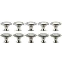 Pcapzz Door Knobs Handle Round Drawer Knobs Stainless Steel Cupboard Drawer Knob Sturdy Kitchen Dresser Knob Bathroom Drawer Handle Knob for Home Kitchen Bathroom