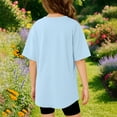 thumbnail image 4 of Girls Graphic Shirts- Short Sleeve Summer T Shirts Fashion Cotton Kids Clothes Tops, 4 of 5