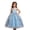 Blue*, variant on RUTAYY Children Girls Dress Sleeveless Crew Neck Floral Embroidery Formal Party Soft Comfortable Breathable Beach Resort Dresses