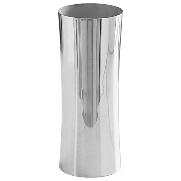 Jarrón de acero inoxidable con espejo para sala de estar, florero decorativo moderno para mesa de comedor, centro de mesa, floreros de metal para decoración del hogar