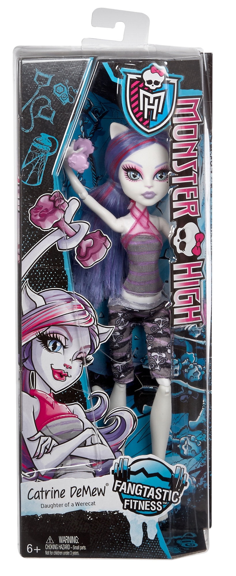 Monster High Fangtastic Fitness Catrine Demew Doll Walmart Com Walmart Com
