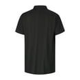 thumbnail image 4 of Krdevn Mens Shirts - Men's Leisure Stripe Contrast Design Lapel Button Long Sleeve,Mens Fall Shirts,Color:Black,Size:3XL, 4 of 8
