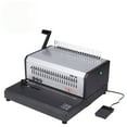thumbnail image 3 of Electric 21-hole Apron Binding Machine 10-hole Clip Strip Binding Machine Punching Machine Contract Text Binding EB-30 ,Easy to Use, 3 of 5