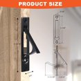 4 Inch Pocket Door Edge Pull, Solid Edge Pull, Heavy Duty Sliding Door